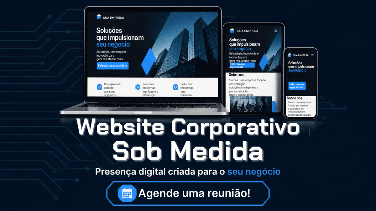 Website Corporativo Sob Medida